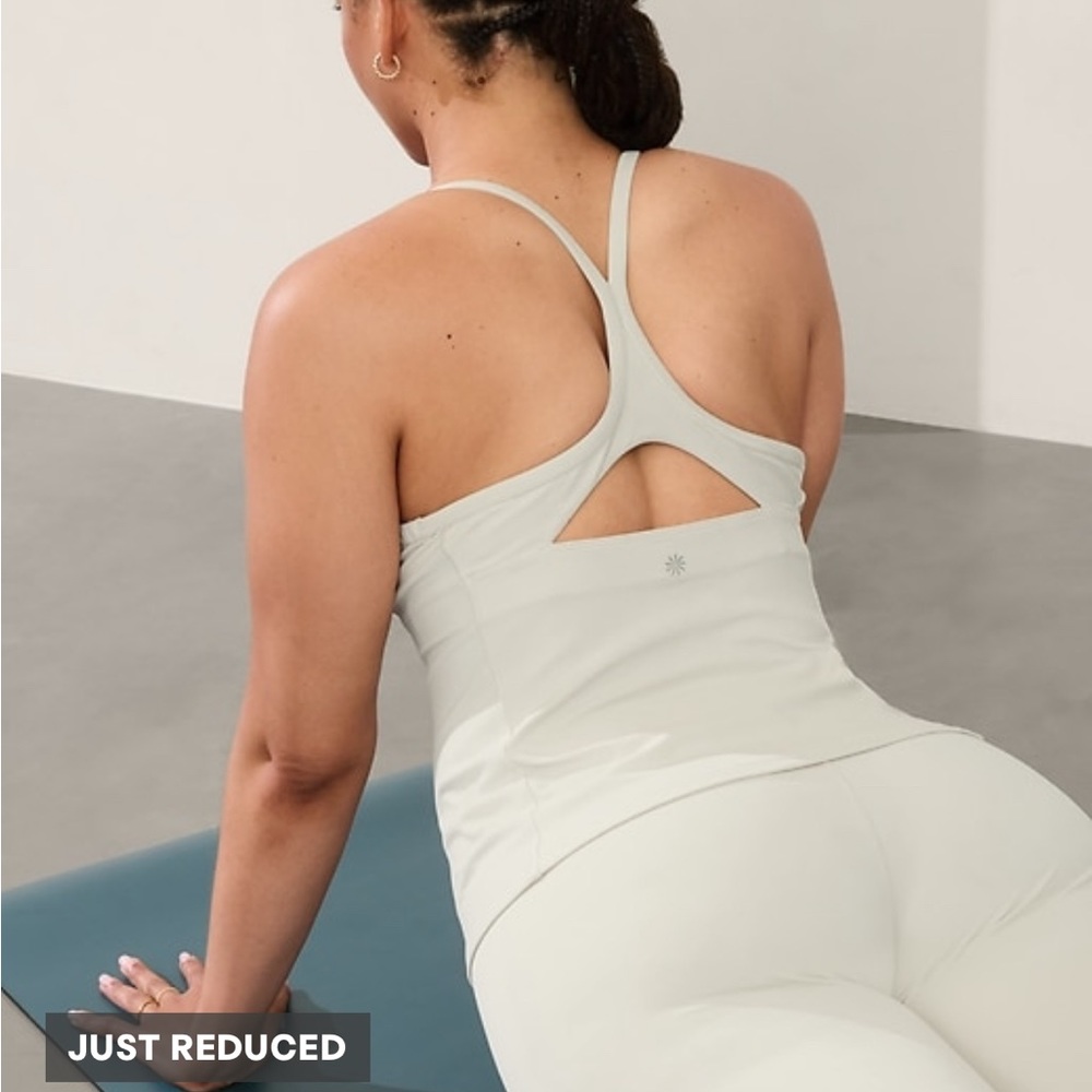 Two Athleta Vital built in bra tanks (2), fits cups A through C - Picture 2 of 6